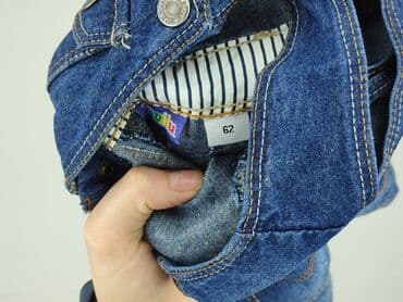 pajacyk z weluru: Dungarees, 1-3 months, condition - Perfect — 4