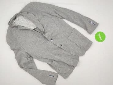 sukienki wizytowe bialcon: Męska marynarka LIVERGY - Kolor: jasny szary melanż - Rozmiar z — 2