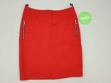 czerwone ołówkowe spódnice midi: Spódnica damska, rozmiar L — 3