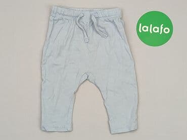 woskowane spodnie mohito: Baby material trousers, 6-9 months, 68-74 cm, H&M, condition - Good — 2
