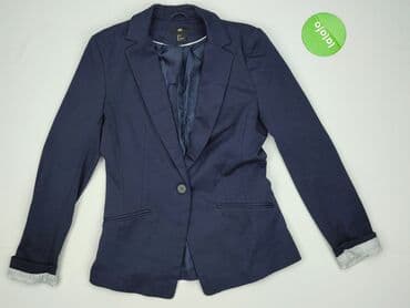 niebieska marynarka damska hm: H&M, Marynarka damska, rozmiar S — 3