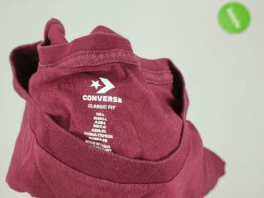 eobuwie conversy: Converse, T-shirt damski, rozmiar L — 4