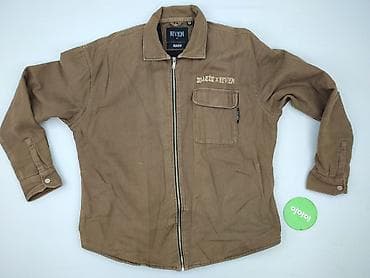 kurtka kozuszek: Kurtka damska Review x Matu – brązowa, z napisem „Me Against The — 2