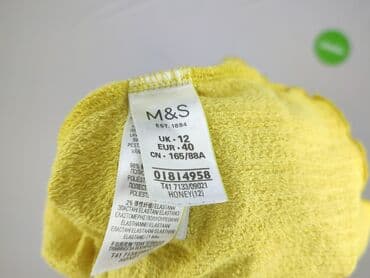 żółte bluzki z krótkim rękawem: M&S Collection, Bluzka damska, rozmiar L — 5