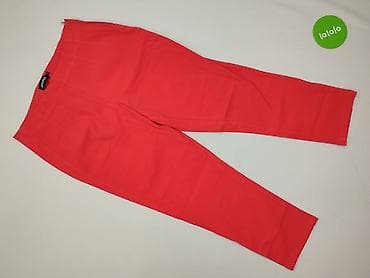 bordowy: Promiss, Spodnie materiałowe damskie, rozmiar XL — 2