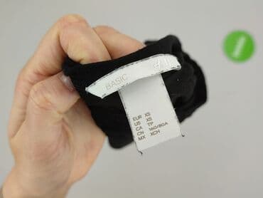 t shirt i marynarka: H&M Basic, T-shirt damski, rozmiar XS — 4