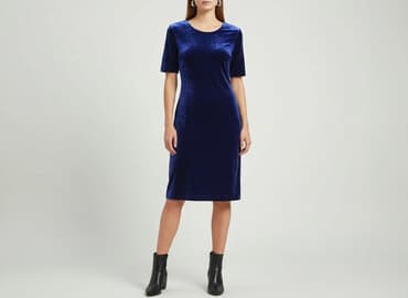 spódniczka welurowa: Sukienka damska, rozmiar S — 5