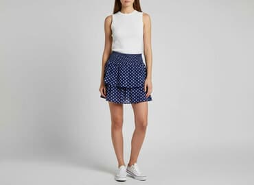 spódniczka jeansowe hm: Divided, Spódnica damska, rozmiar M — 7