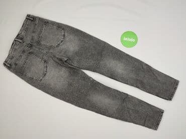 srebrne legginsy: Sinsay, Jeansy damskie, M — 3