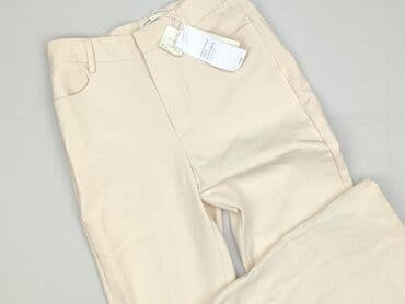 beżowe jeansy damskie: Sinsay, Spodnie materiałowe damskie, rozmiar XS — 1