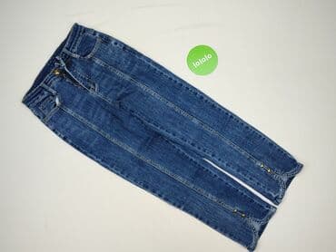 spodnie jeansy z wysokim stanem: Jeansy damskie, rozmiar S — 3