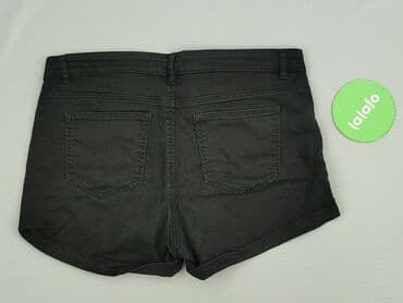 hm krótkie spodenki czarne: H&M, Szorty damskie, rozmiar L — 3
