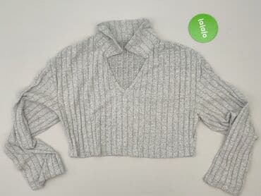sweter piórkowy na drutach: Sweter damski, rozmiar XL — 2