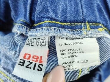 джинсова куртка: Jeans, 13 years, 158, condition - Very good — 4