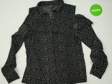 czarne bluzki w biale grochy: Brave Soul, Bluzka damska, M — 2