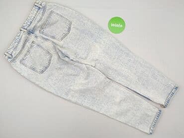 szerokie dżinsy z wysokim stanem: Denim Co, Jeansy damskie, M — 4