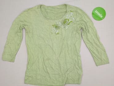szmaragdowy sweter: Sweter damski, rozmiar S — 3
