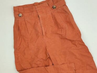 zara spodnie damskie len: Zara, Material trousers for women, size S — 2