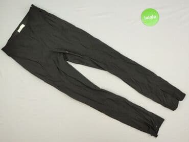 legginsy z suwakiem: H&M, Material trousers for women, size M (EU 38) — 3