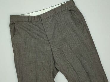spodnie do szarej marynarki: Men's trousers, size S — 1