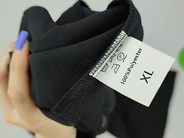 Women: Material trousers for women, size XL — 4