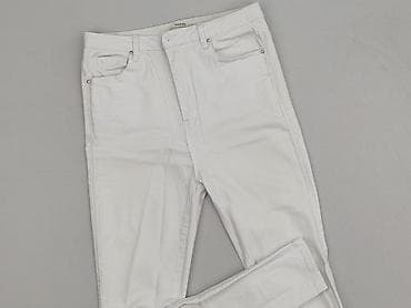 biale jeansy: Jeansy damskie, rozmiar L — 1