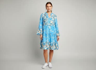 sukienka rozkloszowana dekolt łódka: Sukienka damska, rozmiar XL — 6