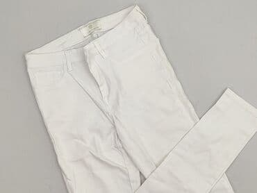 biale szerokie jeansy: Pieces, Jeansy damskie, rozmiar S — 1