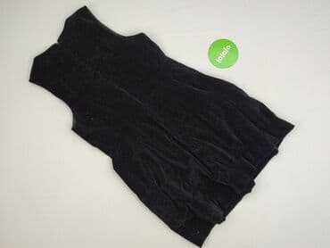 reserved czarna sukienka z bufiastymi rękawami: Sukienka damska, rozmiar M — 3