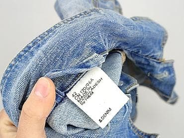 biala kurtka: H&M, Kurtka jeansowa damska, rozmiar L — 4