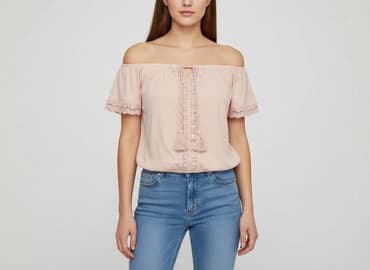 bluzka w kwiaty new yorker: Amisu, Bluzka damska, rozmiar S — 1