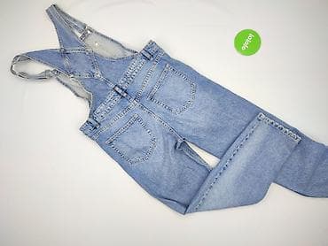 slim fit mom jeans pull and bear: PULL&BEAR, Ogrodniczki damskie, rozmiar S — 3