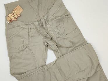 spodnie z c a: Material trousers for women, size M — 1