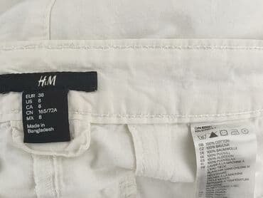 krótkie spodenki z szerokimi nogawkami: H&M, Szorty damskie, rozmiar M — 4