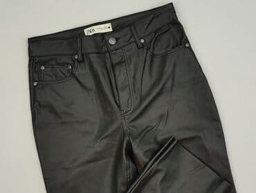 spodnie skórzane massimo dutti: Zara, Spodnie materiałowe damskie, rozmiar S — 2