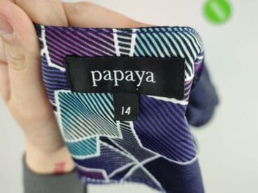 niebieska satynowa sukienka zara: Papaya, Women`s dress, size XL (EU 42) — 4