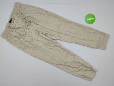 srebrne sandały reserved: Spodnie materiałowe damskie, rozmiar M — 2