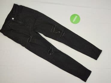 dżinsy z wysokim stanem czarne: Shein, Jeansy damskie, S — 2