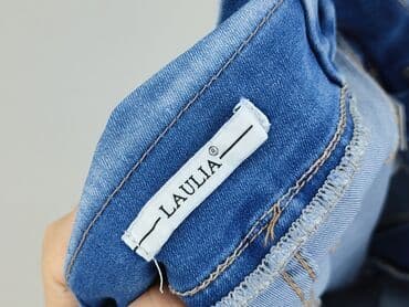spodenki jeansowe damskie krótkie: Laulia, Szorty damskie, M — 4