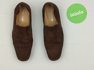 spodnie dresowe z niskim krokiem: Shoes for men, 41, Gino Rossi, condition - Perfect — 2