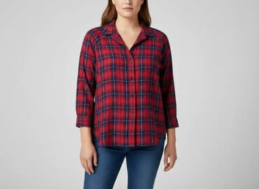 koszula flanelowa jula: H&M L.O.G.G., Koszula damska, rozmiar 2XL — 1