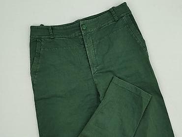 spodnie dril: Unisono, Spodnie materiałowe damskie, rozmiar L — 1