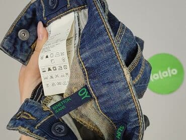 spodnie despacito: Denim pants, Benetton, 6-9 months, condition - Perfect — 5