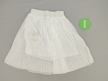 biała spódnice plisowane midi: Women`s skirt, size S — 3