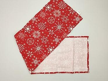 Textile: PL - Tablecloth 108 x 31, color - Red, condition - Very good — 1