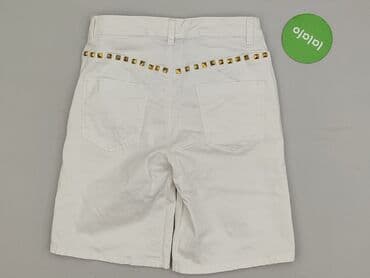 białe krótkie spodenki jeansowe: KappAhl, Szorty damskie, rozmiar S — 3