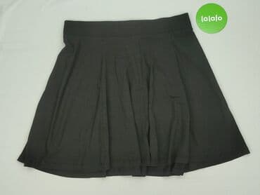 spódniczka rozkloszowane czarne: H&M Divided, Spódnica damska, L — 2