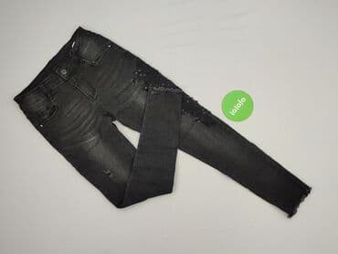 czarne spodnie damskie stradivarius: HailyS, Jeans for women, size S (EU 36) — 2