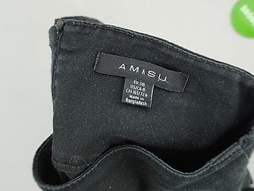 spodnie amisu czarne: Amisu, Spodnie materiałowe damskie, rozmiar M — 4
