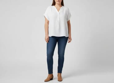 podkoszulka pod białą koszulę: VRS, Bluzka damska, 2XL — 6